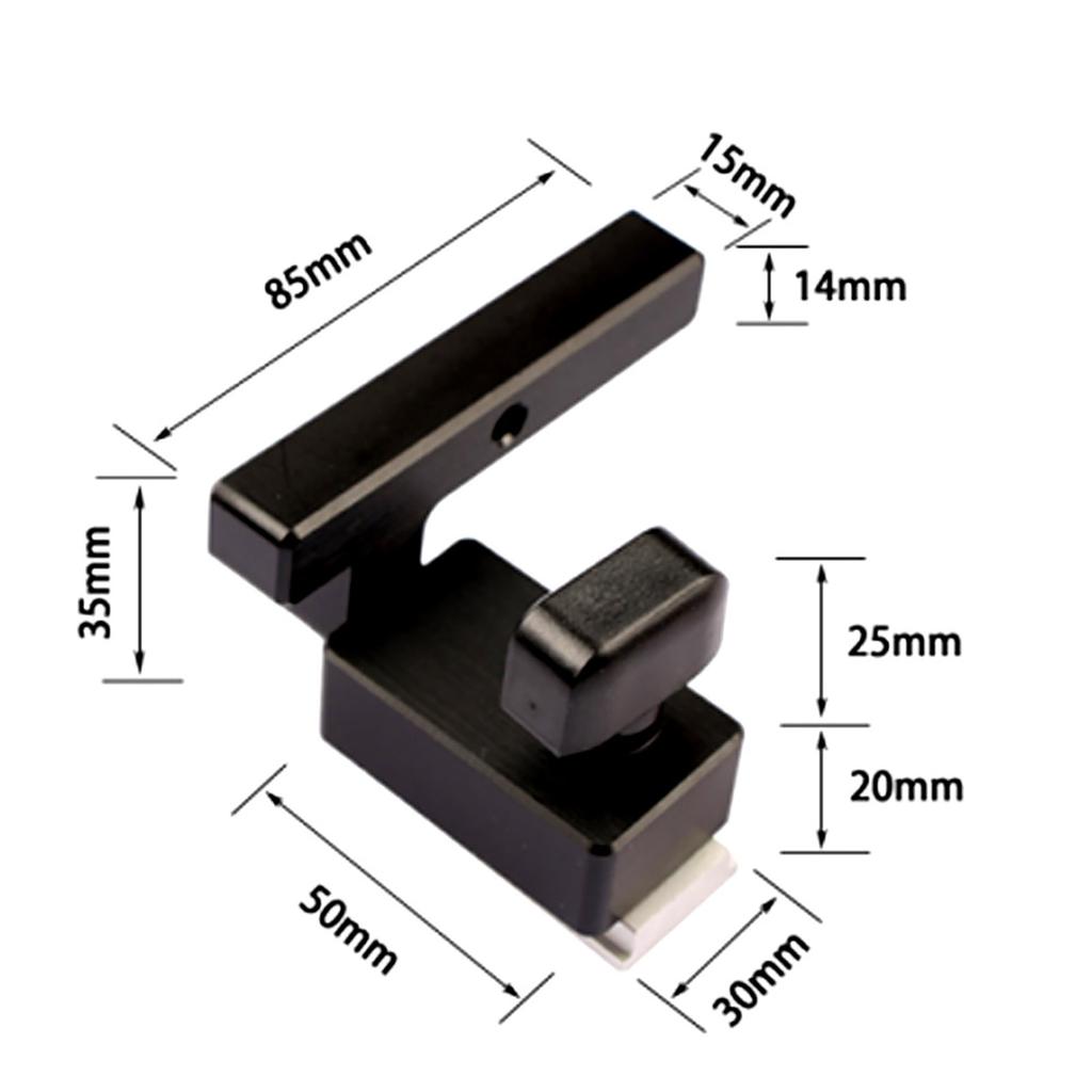 T Woodworking Miter Slot Woodwork Chute Limiter Woodwork T Tracks Diy Manual Tools 2