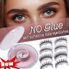 Reusable Self-Adhesive Eyelashes Without Glue Natural Multiple Reversible Glue-free Self-adhesive False Eyelashes Easy Makeup