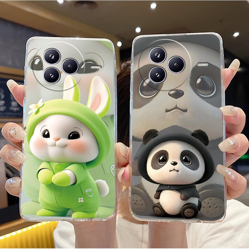 Classic Unique Design TPU Clear Phone Case For Xiaomi Civi 5 Pro Funny Cartoon Pattern Cover Shockproof Soft Casing