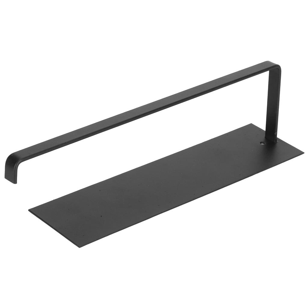 Держатель для бумажных полотенец под шкафом, самоклеящаяся вешалка для туалетной бумаги, ванная комната, кухня, матовый черный цвет