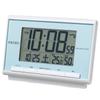 Clock Seiko Clock Alarm Clock Radio Digital Calendar Temperature Humidity Display Light Blue Pearl SQ698L SEIKO