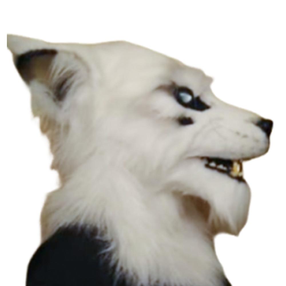 Carnival Party Eagle Mask Simulation Animal Halloween Hood Mask Wolf Mask  Party Makeup Ball