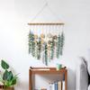 Nordic Eucalyptus Leaves Handmade Woven Tapestry Wall Art Decor