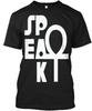 Speak Life Blk T-Shirt Made In the USA Size S To 5XL