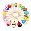 Montessori Game Pattern Wooden Maracas