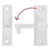 Sliding Barn Door Lock Zinc Alloy Latch Heavy Duty 90 Degree 180 Degree Flipping Gate Hardware Security Lock for Bathroom Garage