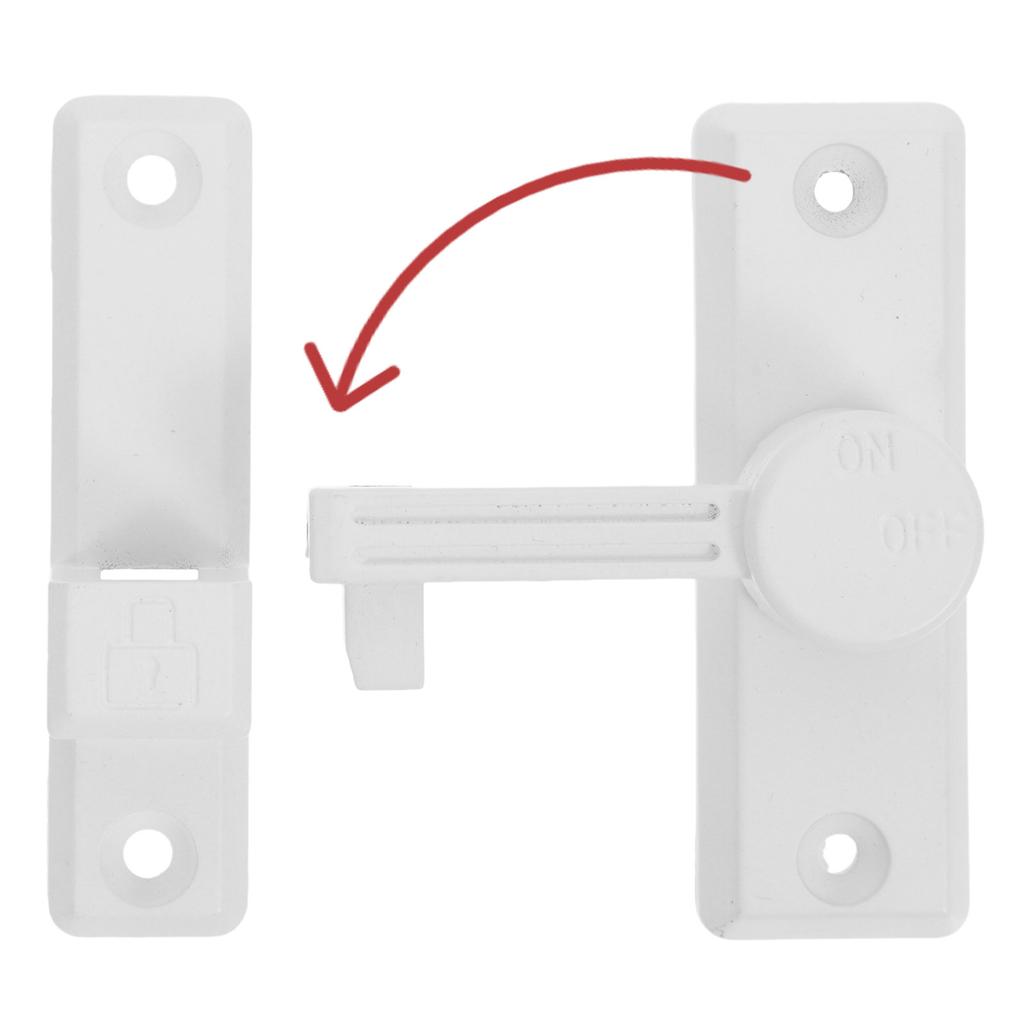 Sliding Barn Door Lock Zinc Alloy Latch Heavy Duty 90 Degree 180 Degree Flipping Gate Hardware Security Lock for Bathroom Garage