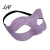 Adjustable Party Masks Halloween Half Face Masquerade Mask Pearl Decor Venetian Black Mask Elegant Costume Accessory for Stage Show Evening