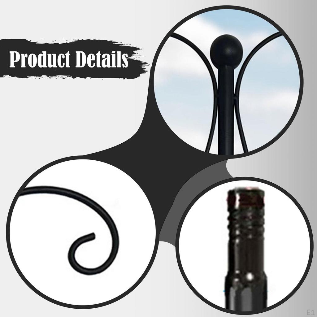 Двойной крюк пастуха, столб для кормушки для птиц, многоцелевой, устойчивый к погодным условиям, садовый подвесной держатель для двора