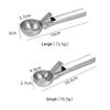 Stainless Steel Ice Cream Scoops, Ice Cream Scoops, Watermelon Baller, Non-Stick Fruit Dessert Spoon, Kitchen Tools