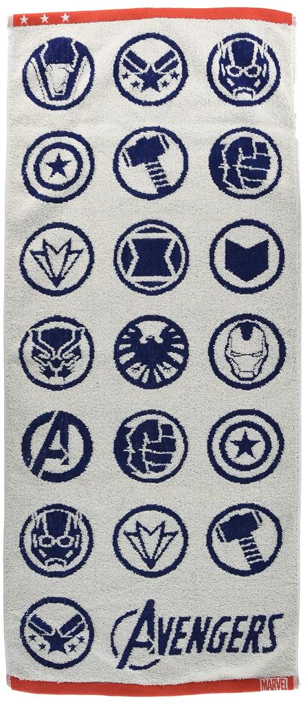 Marushin Marvel Face Marvel 2505004900 Towel, 34x80cm, Icon,