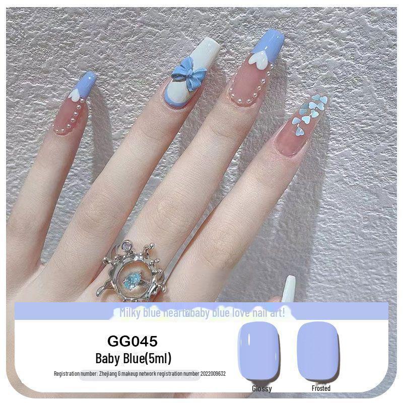 Platinum Haifei Nude Ice Gel Nail Polish - Модный прозрачный нюд от Xiaohongshu