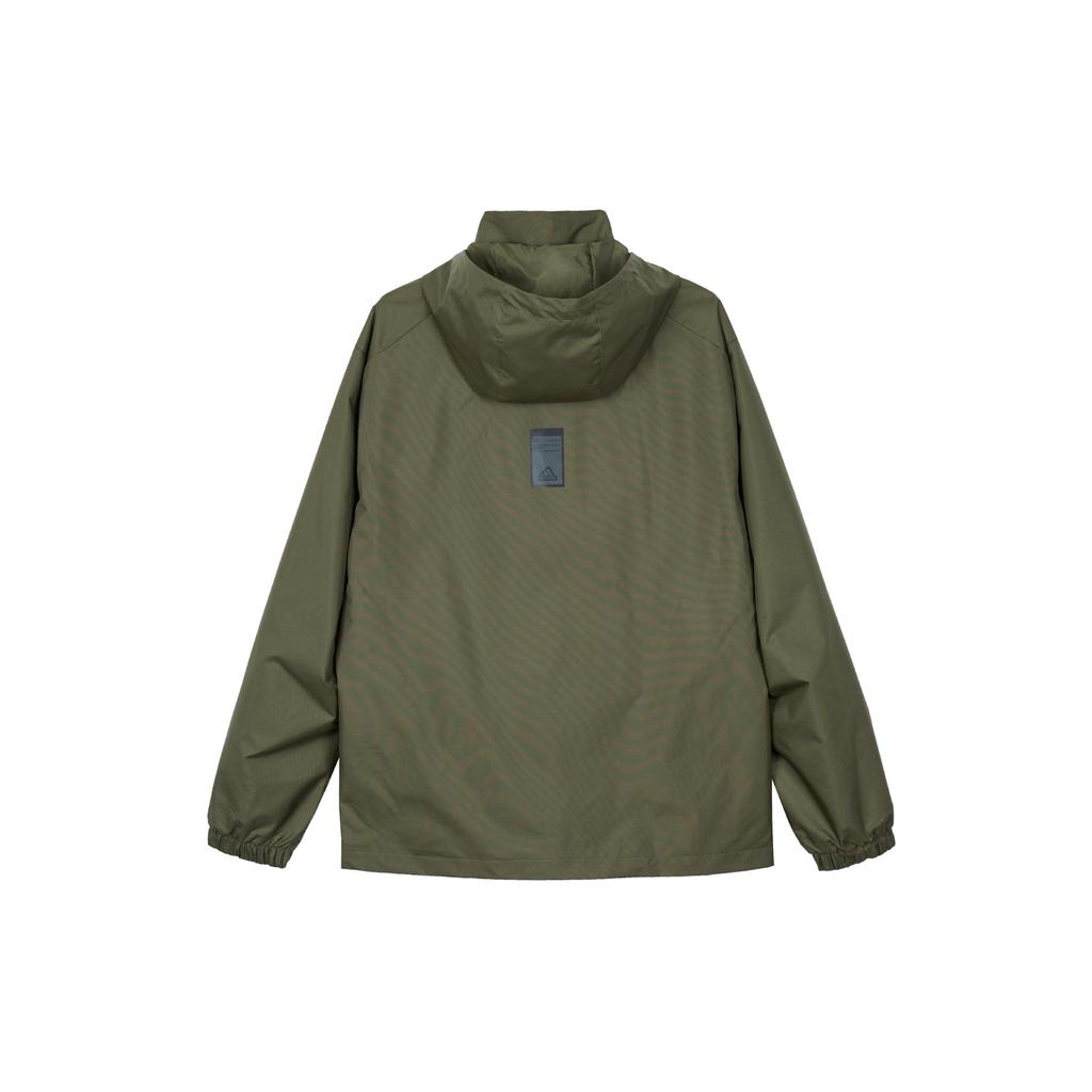 adidas URBAN OUTDOOR Мужские куртки Strata Оливково-зеленый С капюшоном Умеренная Другое IS0451