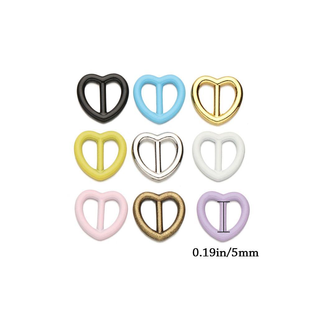 Ultra-small Stuffed Toys Diy Dolls Buckles Heart Shape Buckle Belt Buttons Doll Bags Accessories