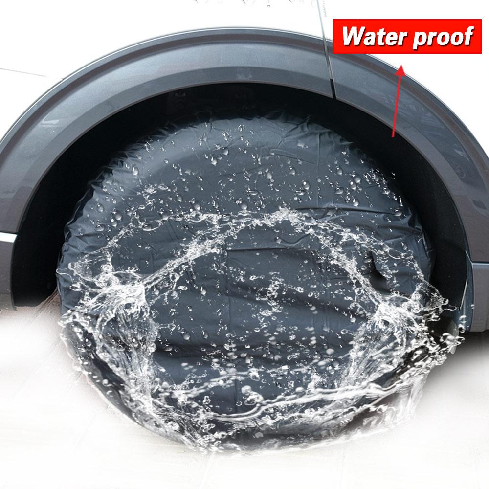 Чехол для шины Чехол для колеса 27"-32" Водонепроницаемый Черный чехол для колеса шины автомобиля RV SUV Грузовика Прицепа Защитные чехлы для шин