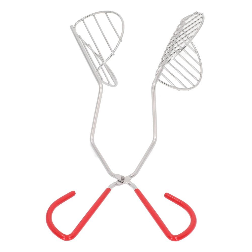 Stainless Steel Tortilla Press Maker Silver Taco Fryer Tongs Durable Taco Shell Holder Frying