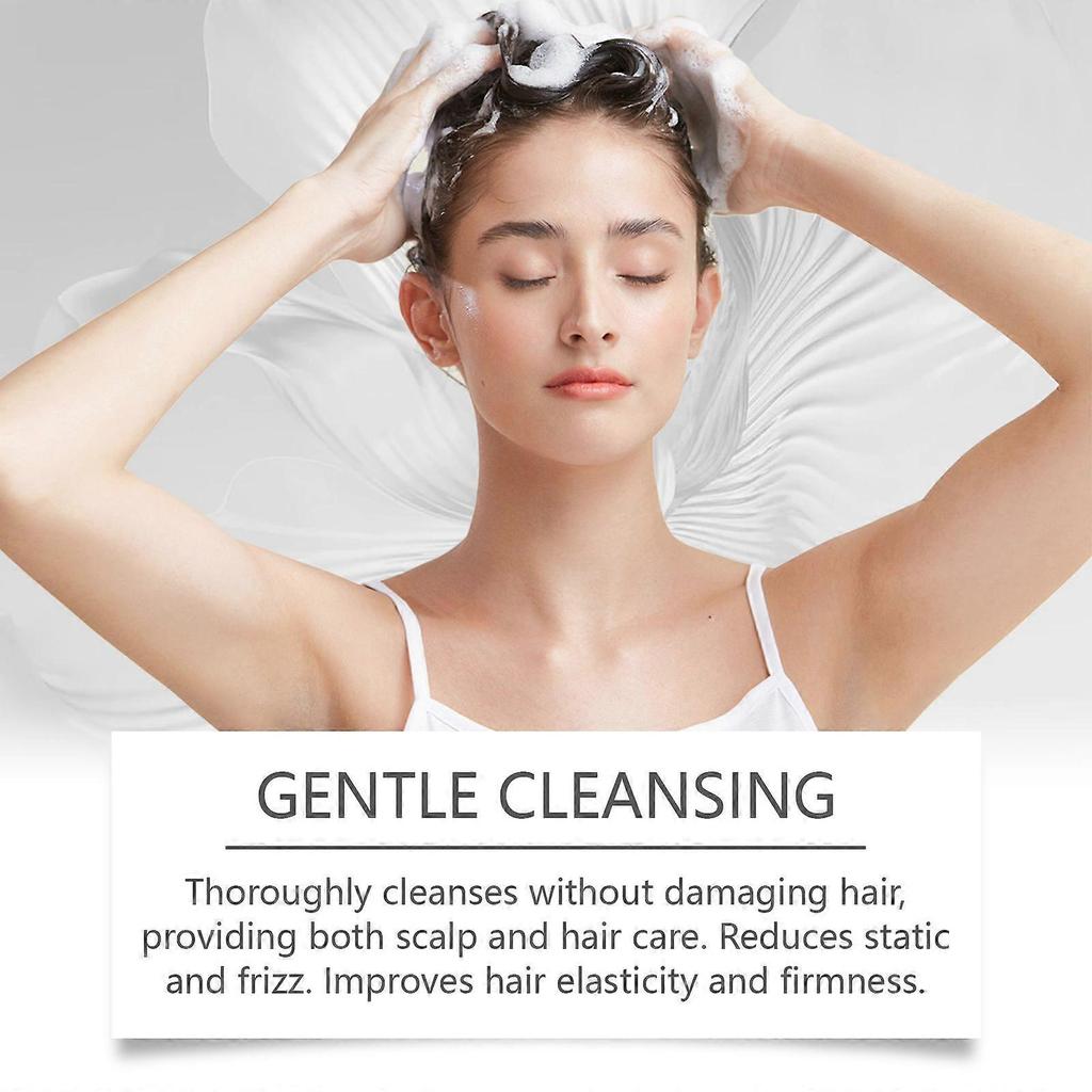 Gleamxi Herbal Shampoo Gentle Scalp Cleansing Hair Care Gloss Moisturizing Softening Shampoo