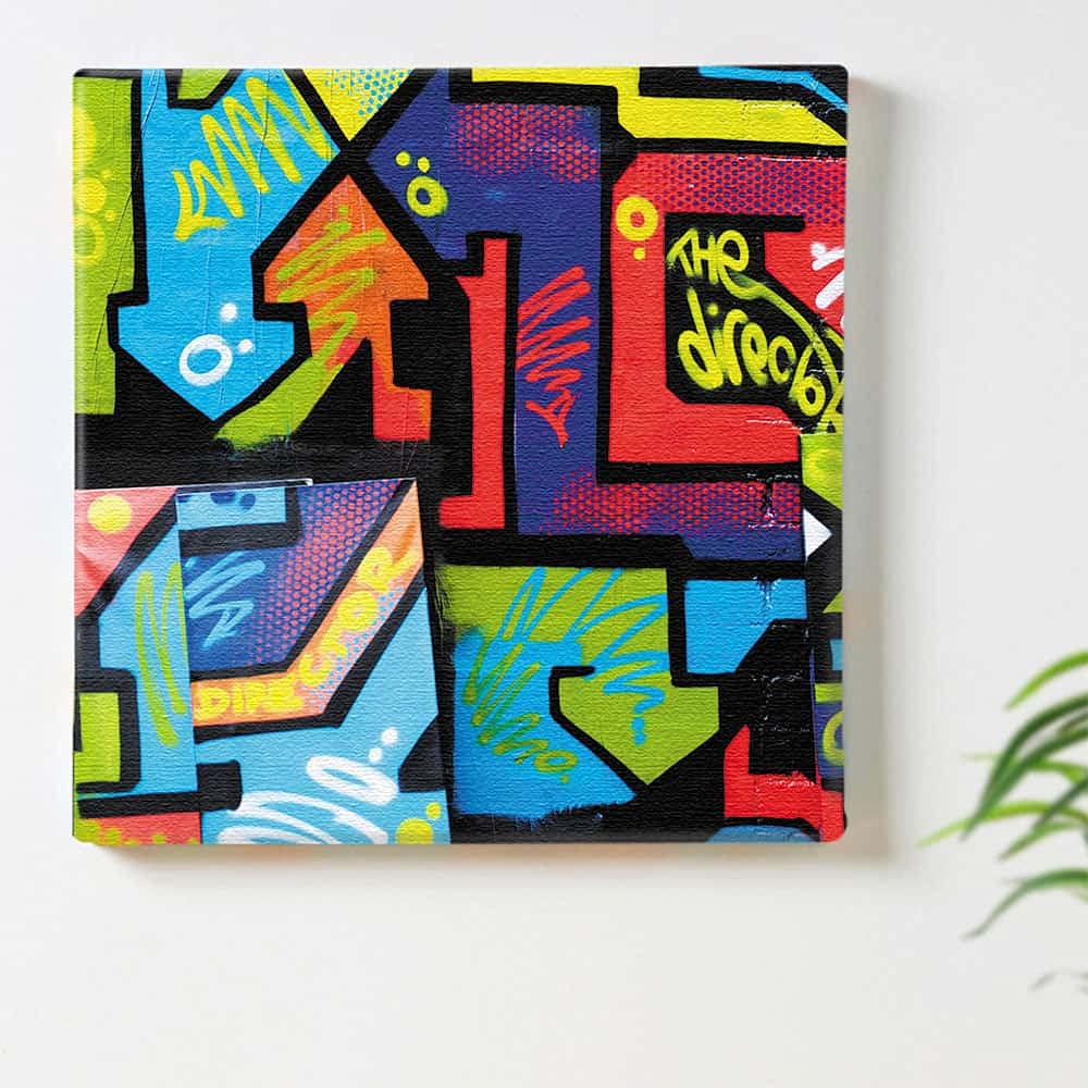 Art Deli Pop Fabric Wall Art Panel, 57 x 57 cm