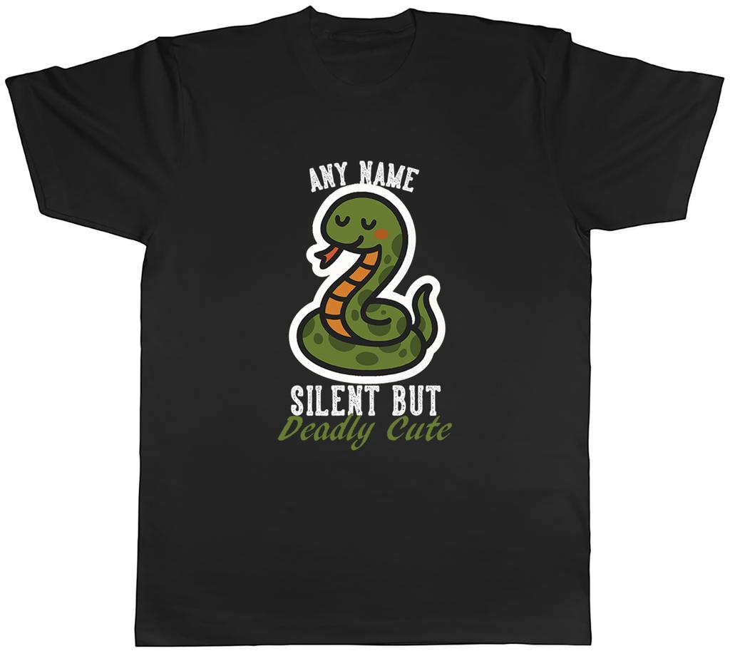 Personalised Boa Snake Silent But Deadly Cute Unisexs TShirt Tee Gift Top