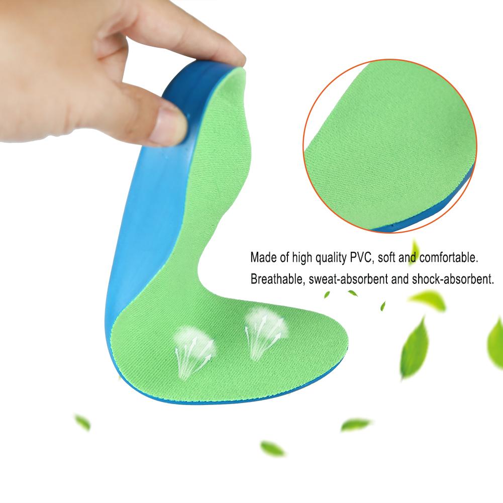 Orthotic Flat Feet Foot Arch Support Cushion Shoe Inserts Insoles Pads for Kids