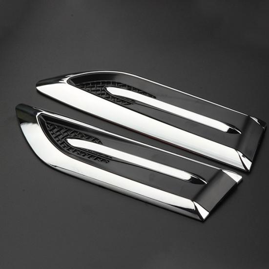 2шт акульи жабры автомобиль автомобиль-Стайлинг боковой поток воздуха вентиляционный декор наклейка