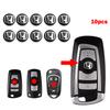 14mm 3D Car Key Remote Control Badge Stickers Emblem Decal For Honda Odyssey Mugen Civic Accord CRV Hrv Jazz CITY Fit Accessory TP6
