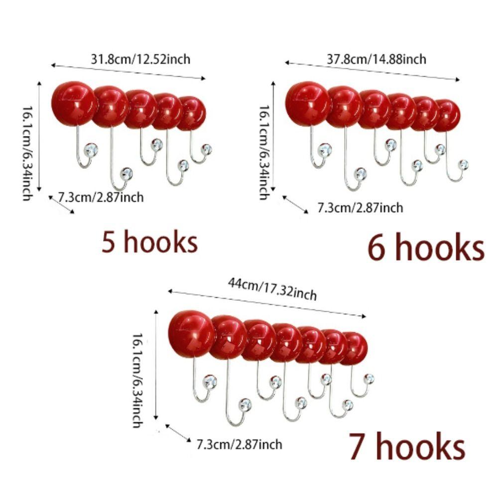 No Marks Suction Cup Hook Removable Clothes Storage Rack Hat Storage Coat Hanger  Entrance Door