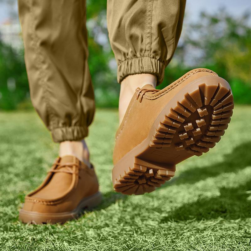 Обувь Kangaroo мужская классическая рабочая обувь ретро повседневная кожаная обувь мужская обувь на шнуровке кожаные дерби обувь для активного отдыха альпинизм