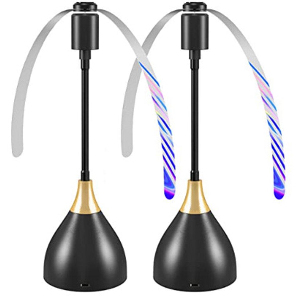 Вентилятор-отпугиватель мух Вентиляторы для столов с мягкими голографическими лопастями Настольный вентилятор от мух Вентилятор для пикника на открытом воздухе для пикника Ресторан