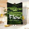 Аниме F-Flows Плед Легкий Фланелевый Мягкий Для Кожи Для Летнего Охлаждения