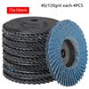 8pcs 3inch Flat Flap Discs Polishing Abrasive Grinding Wheel For Angle Grinder