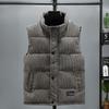 Men Zipper Winter Thick Warm Corduroy Sleeveless Jacket Male Casual Coat Men's Down Jacket