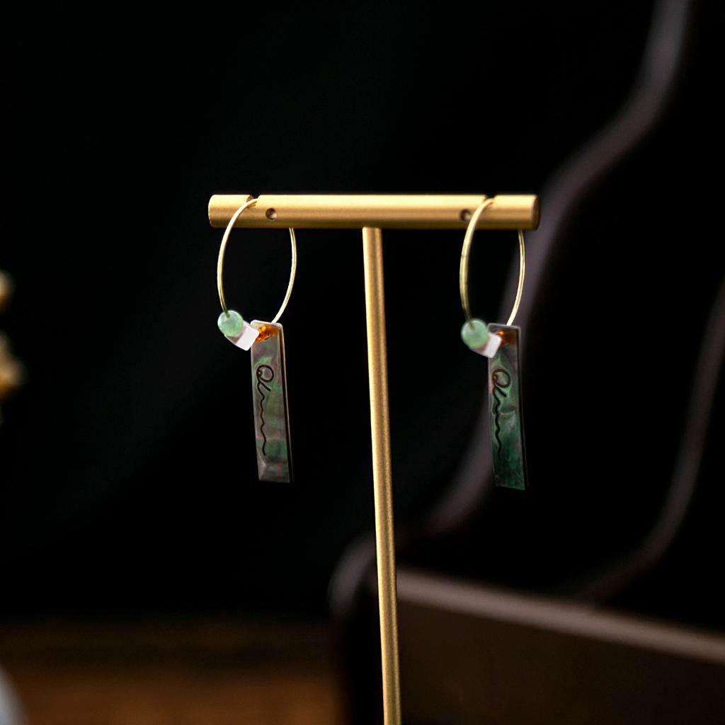 BLINGBAY женские новые серьги с искусственным жемчугом в китайском стиле, серьги с кисточками в форме бабочки в китайском стиле, простые аксессуары Hanfu, ретро-ювелирные изделия