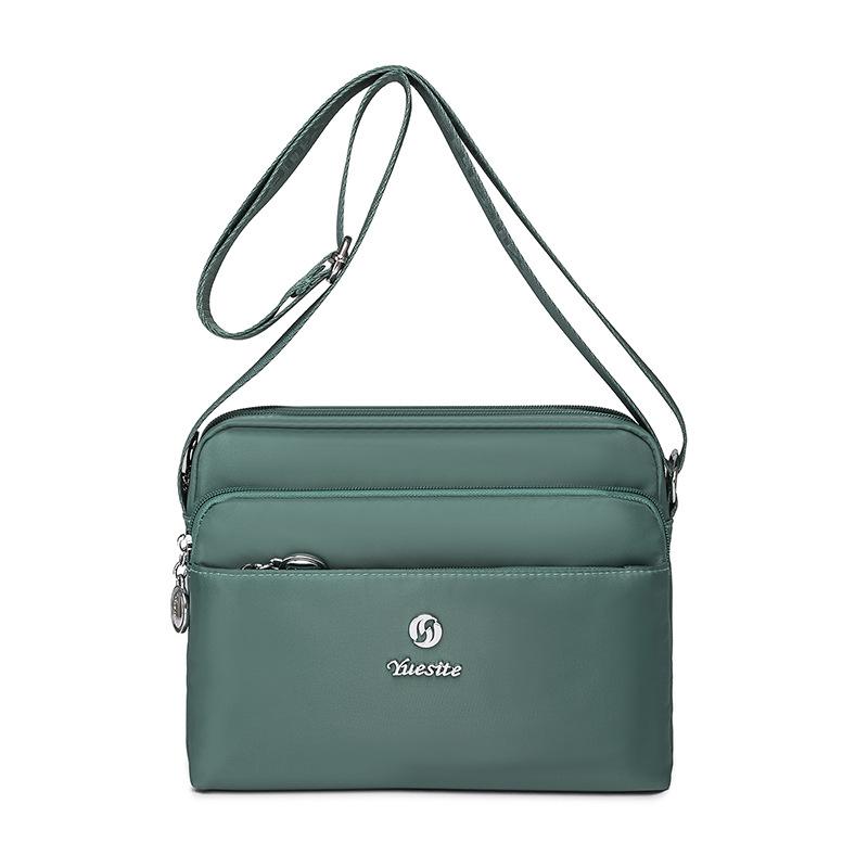 Нейлоновая сумка через плечо, женская сумка на плечо, материнская сумка, многослойная маленькая квадратная сумка для выхода в свет