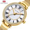 Лучшие роскошные брендовые женские часы с коробкой Mini Focus, модные женские часы, водонепроницаемые женские часы, женские кварцевые часы
