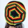 Winter Warm Hat Jamaica Slouch Beanie Winter Warm Hat Beret Cap Winter Reggae Baggy Sombrero De Rayas De Colores