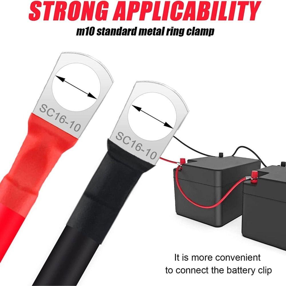 С клеммами SC Кабель инвертора аккумулятора 5AWG Провод автомобильного инвертора Новый многожильный медный провод