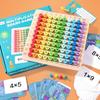Colorful 3-in-1 Children's Early Education Puzzle: Multiplication Table & 1-100 Number Toys