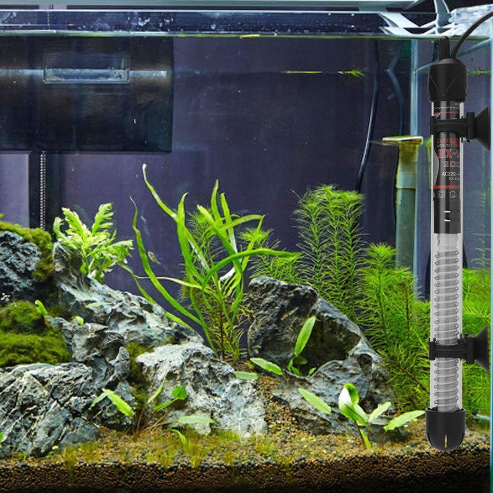 110v-220v Adjustable Temperature Thermostat Heater Rod 25W/ 50W/ 100W/ 200W/ 300W Submersible Aquarium Fish Tank Water Heat