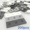 200 шт. Конструктор DIY Выпуклые Сиденья Кирпичики 2x2 Точки Образовательный Пластик Совместимые Бренды Детские Подарки Игрушки для Детей 87580