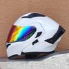 New Motorcycle Helmet Men's Face Helmet Women's Locomotive Full Helmet Summer Double Lens Universal In All Seasons