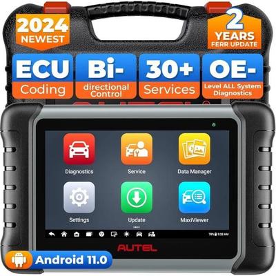 Диагностический сканер для автомобиля - Autel - MP808S - OBD2 - Продвинутое кодирование ЭБУ - Android 11