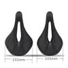 Carbon Fiber Bicycle Saddle Mountain Road Bikes Comfortable Gel Pad Seat Cover Unisex
