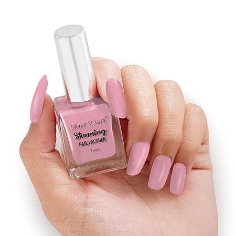 Потрясающий лак для ногтей | Устойчивый к сколам, быстросохнущий лак для ногтей | Высокопигментированный с высоким блеском лак для ногтей | 10 мл