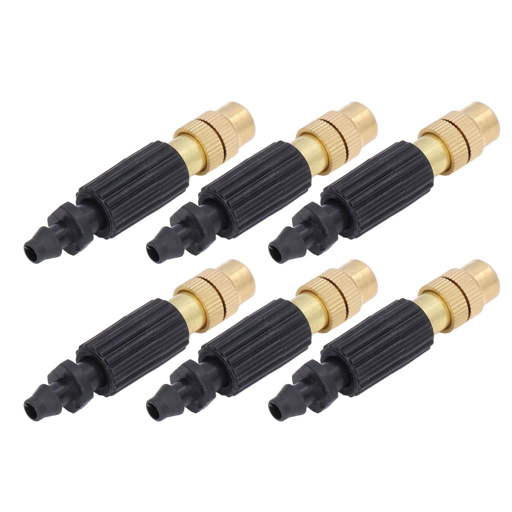 10 шт. Распылительная форсунка Латунь Пластик Микро Распылительная головка для полива сада
