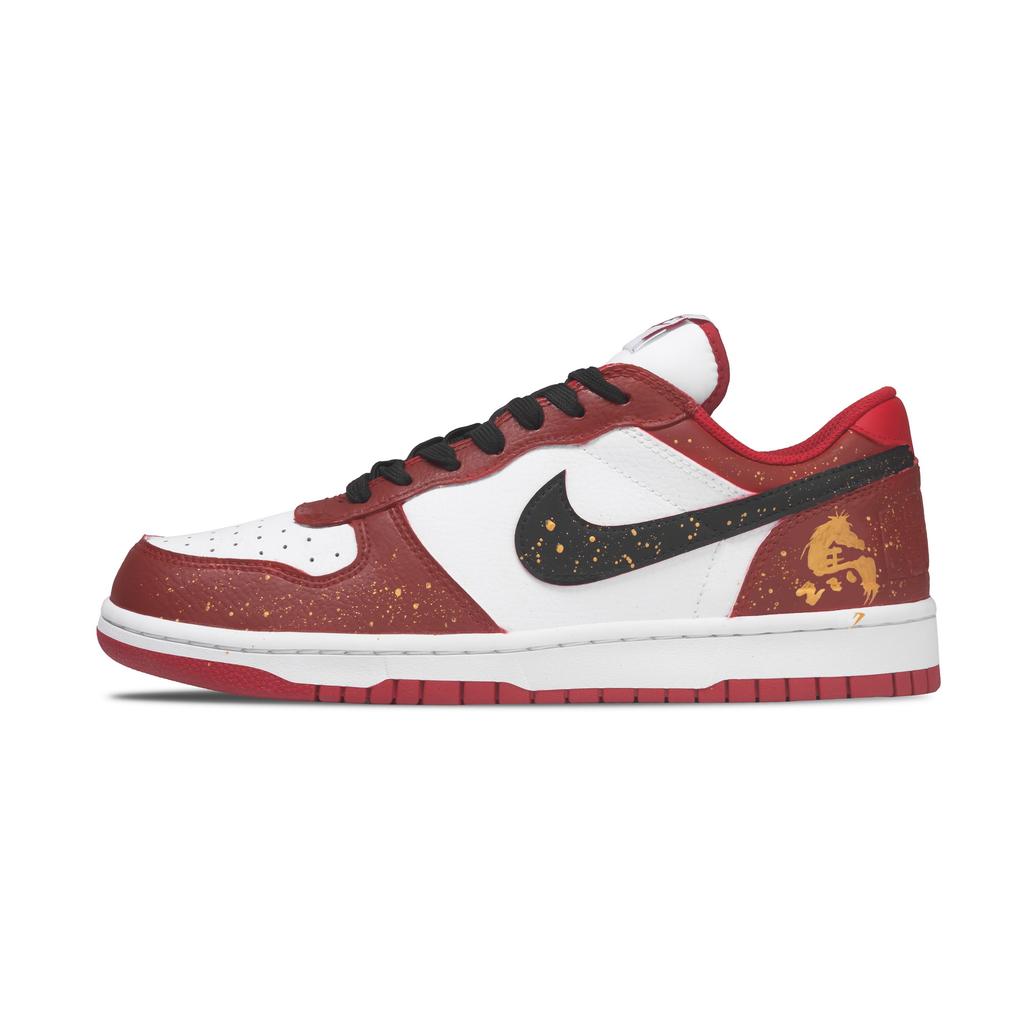 Nike Big Horse Shopping Bag Low top Skateboard Shoes Unisex Red White 355152-150(Team846-Horse)