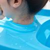 Convenient Hair Wash Tray Portable Hair Washing Tool Easy Install Foldable Hair Wash Tub  Bathroom