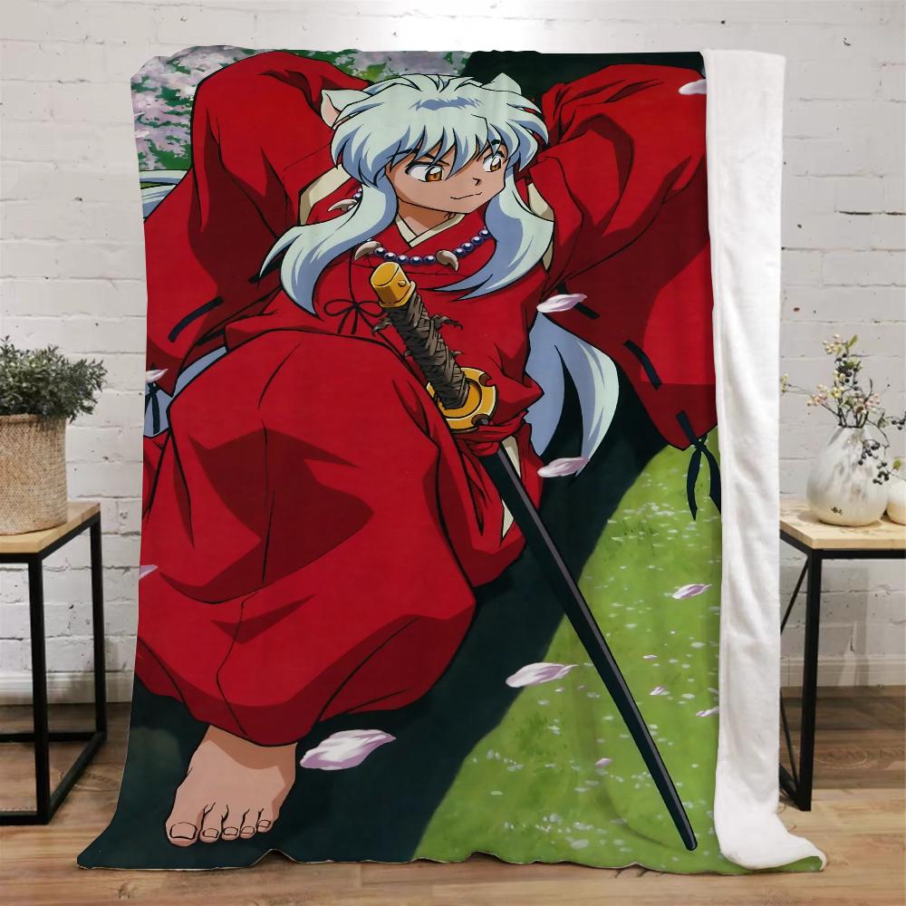 Inuyasha теплые зимние одеяла для дивана, покрывало, плед, роскошное постельное белье, пляжное полотенце, вязаный плед для дома и украшения, колено