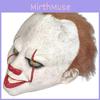 Movie Terror It Clown Latex Headset Mask Event Props For Christmas Halloween And
