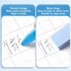 3PCS/Box Posture Correction Pencil Eraser Double Head Traceless Eraser  School Office Supplies
